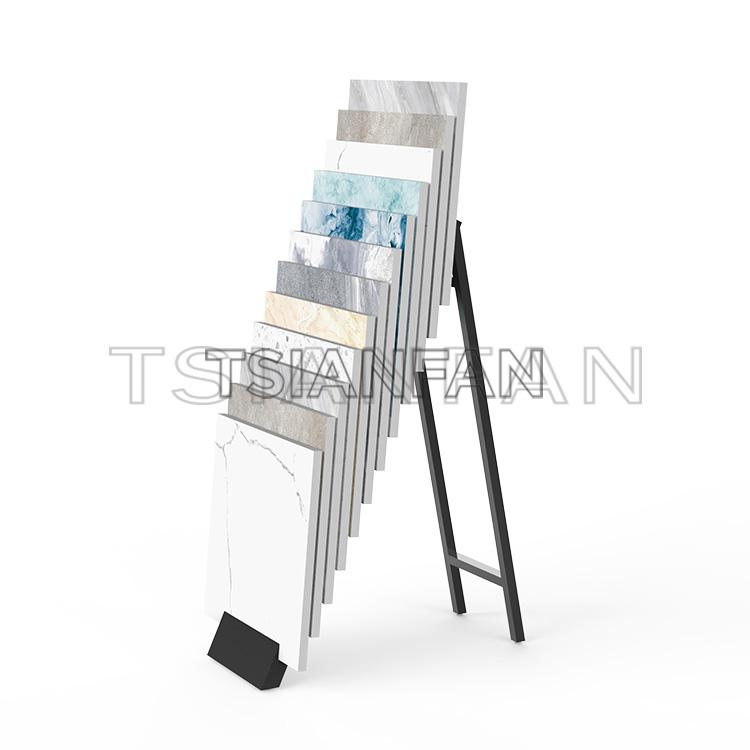 Customize Waterfall Stone Sample floor showroom design Display Stand -SG1022