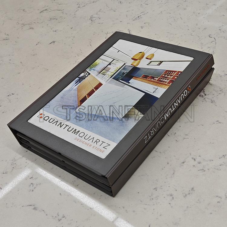 Five-fold artificial stone calacat tanero adk marble sample display book