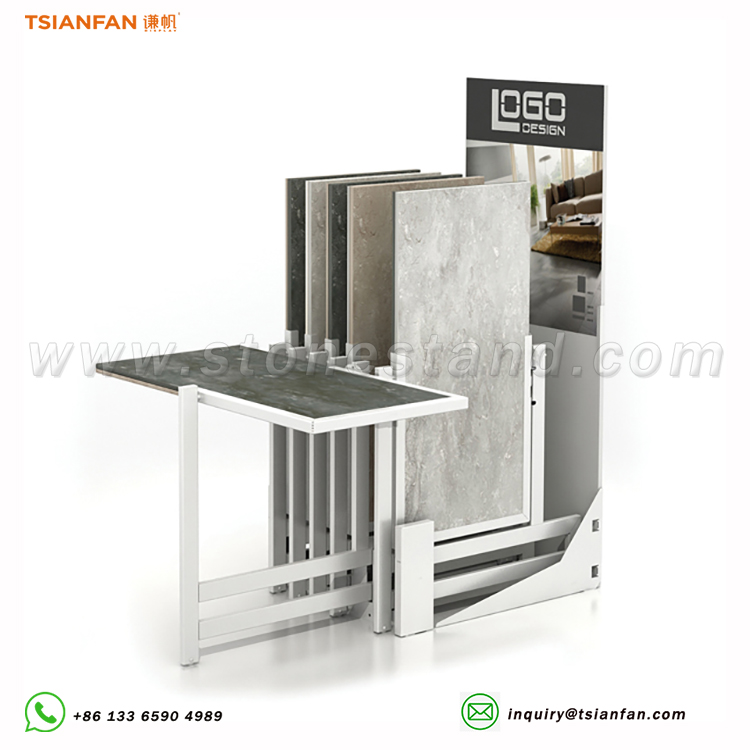 CT602-750*1500mm classic push-pull tile display rack Factory design 
