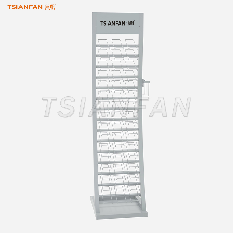 Best-selling quartz stone floor stand granite sample display stand -SRT017