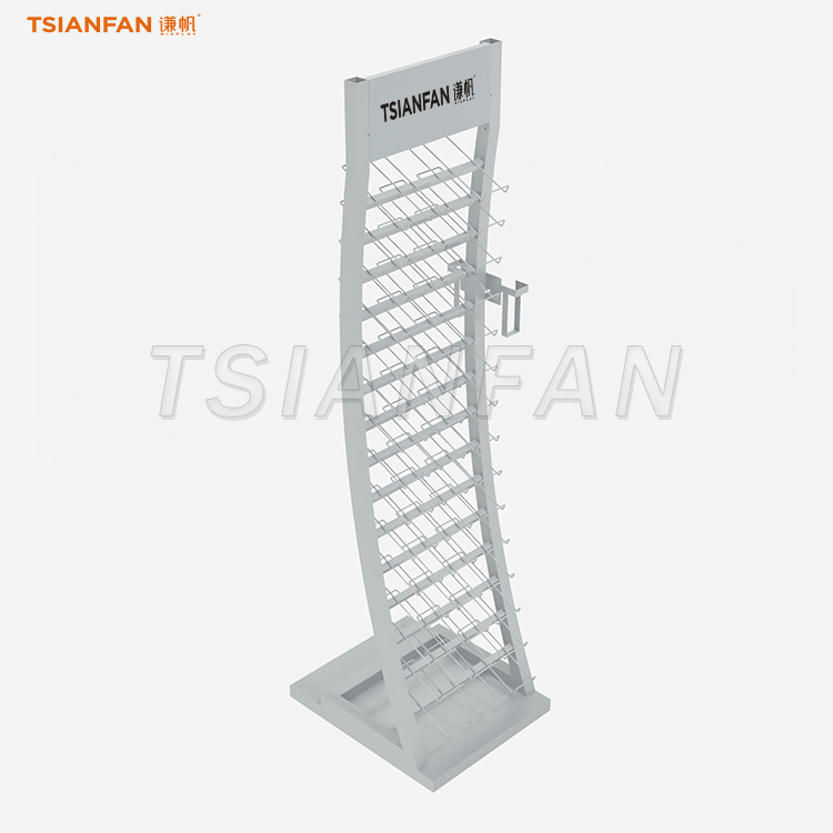 Best-selling quartz stone floor stand granite sample display stand -SRT017