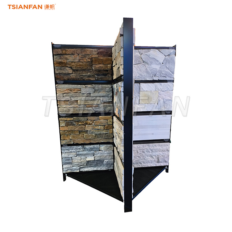 Outdoor stone floor display stand custom cultural stone outdoor custom display