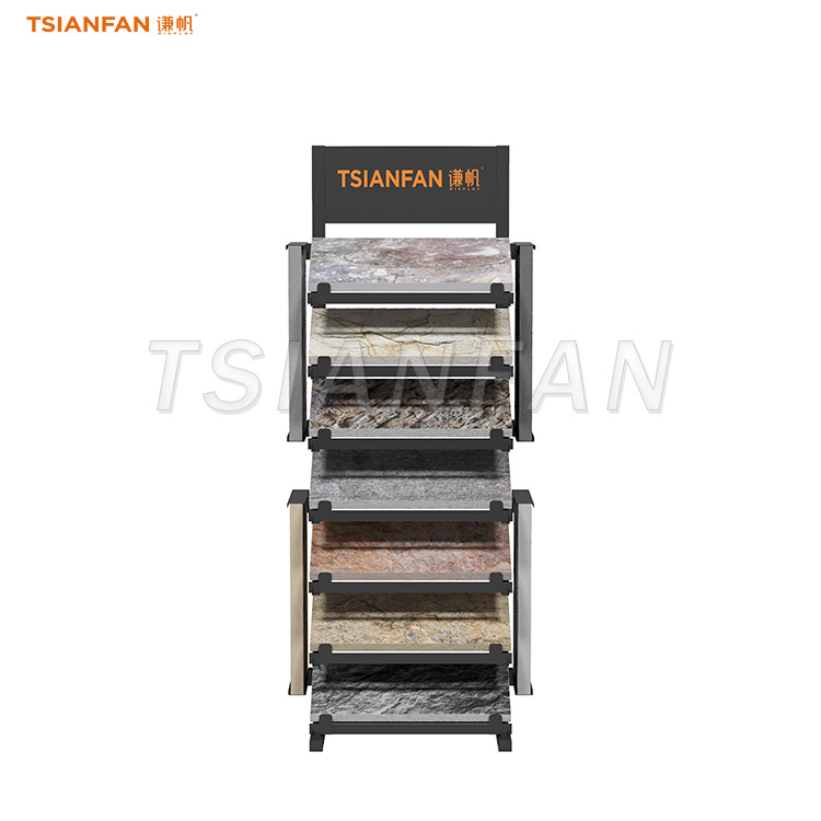 Marble stone display rack quartz sample display stand for sale-SW128