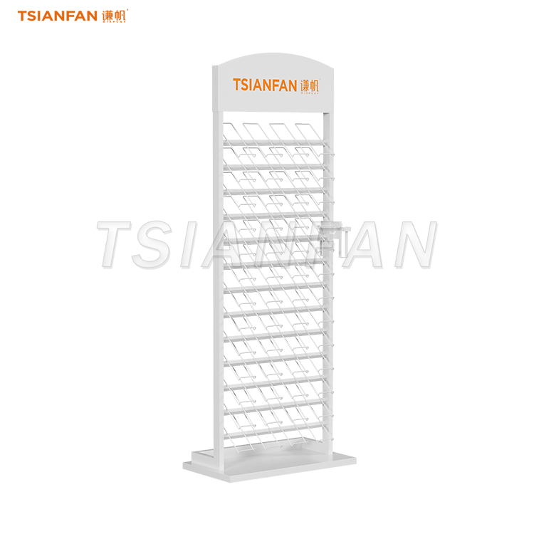 natural stone display stand quality stone display rack for retail and exhibition hall-SRL128