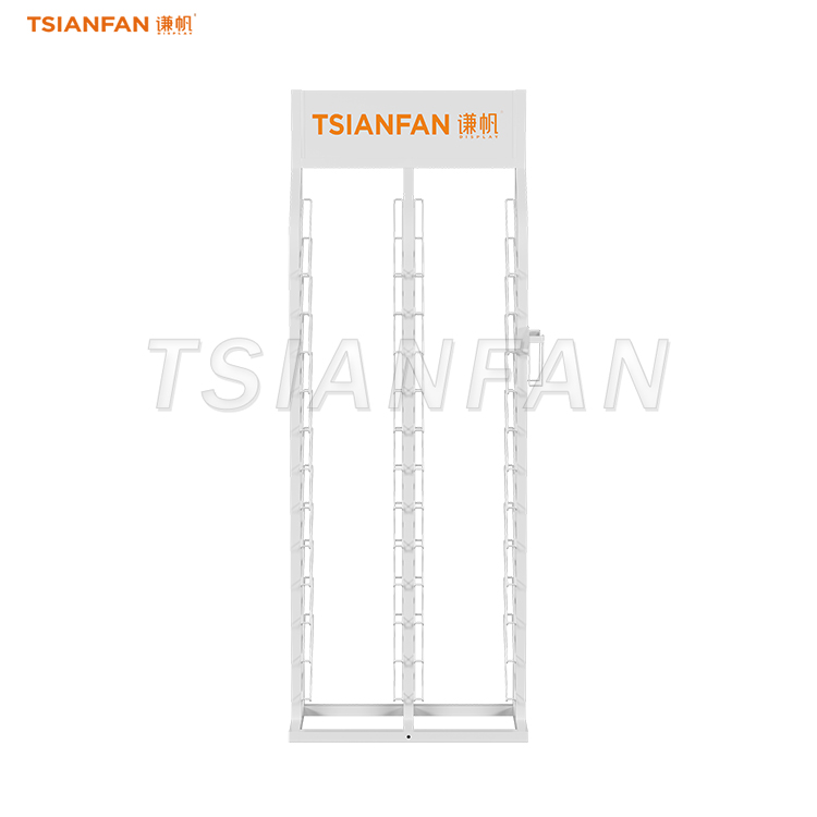 Vertical marble stone display shelves quartz slab display racks for flooring-SRL052