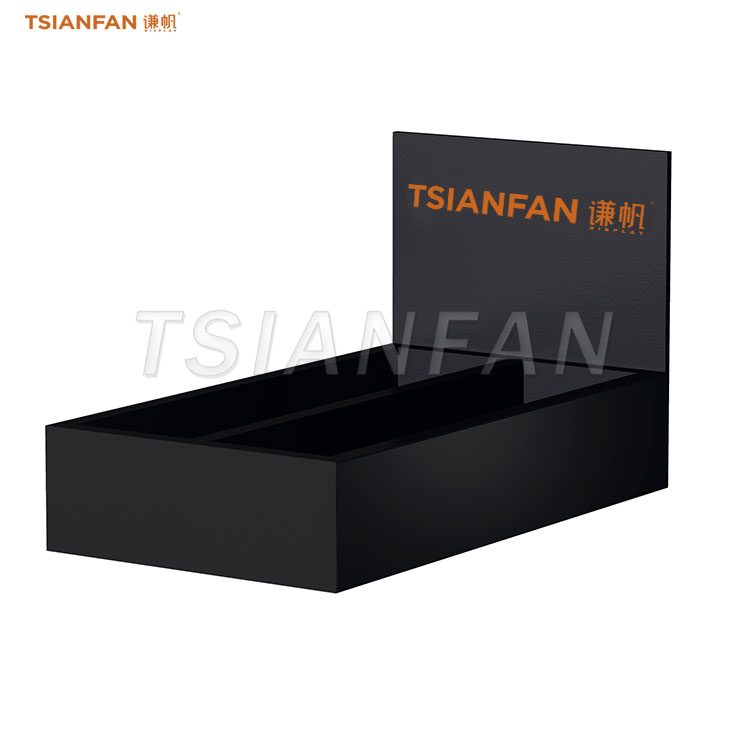 marble stone table top display rack metal display box