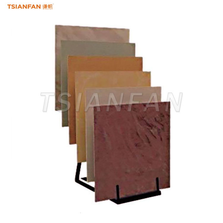 waterfll ceramic tile display rack simple stone display rack
