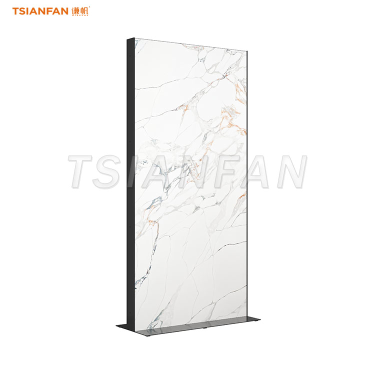 vertical marble slab display stand
