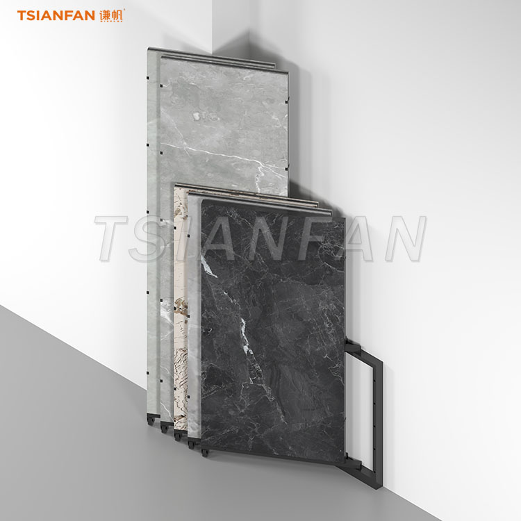 sliding ceramic tiles display rack-SG031