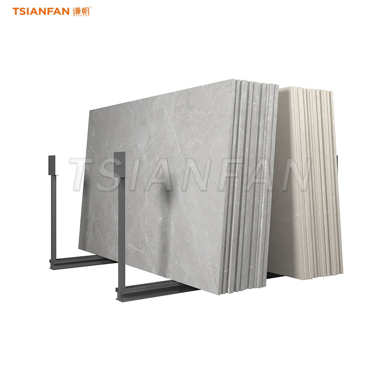 sturdy stone slab display rack-SD807