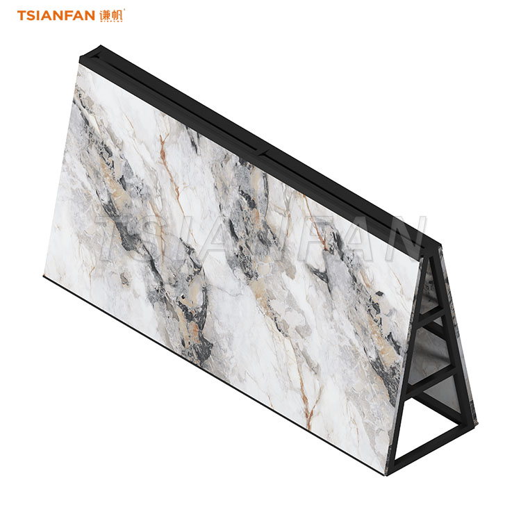 large slab stone display stand metal display rack-SD101