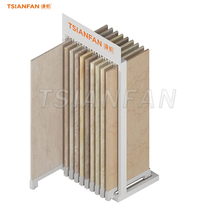 slab stone display rack ceramic tile display stand-SG607