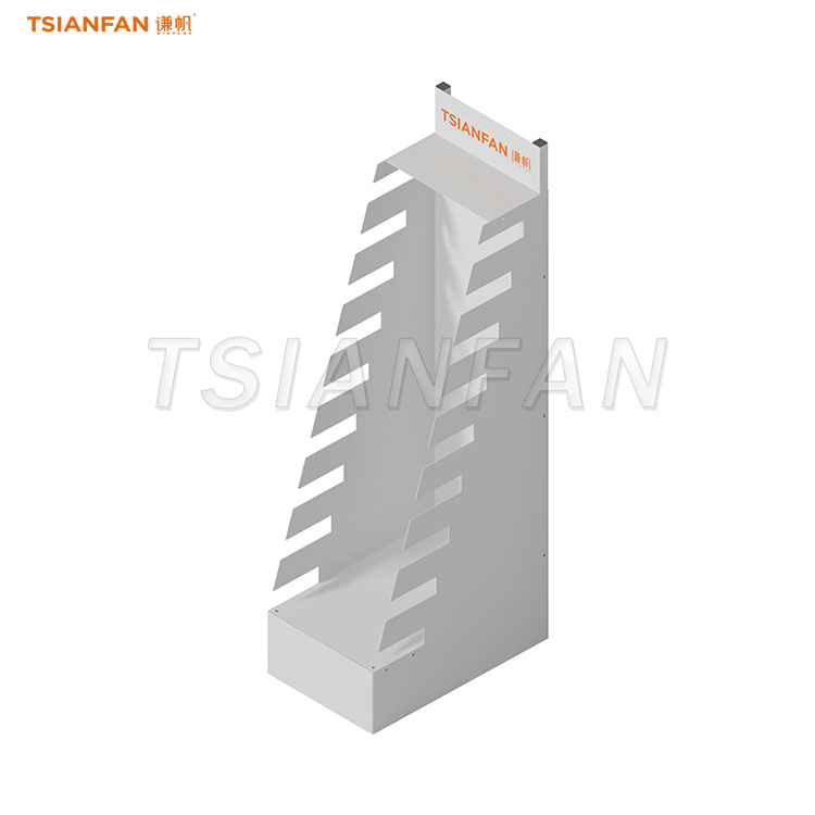metal slab stone display stand freestanding marble slab rack-SG051