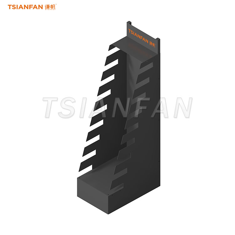 metal slab stone display stand freestanding marble slab rack-SG051