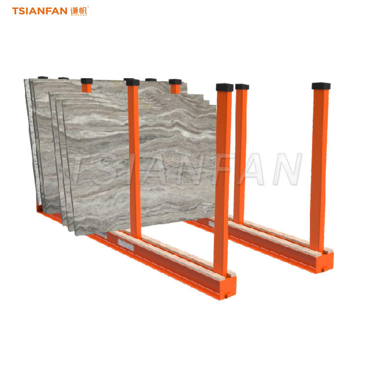 slab stone display rack custom slab stands