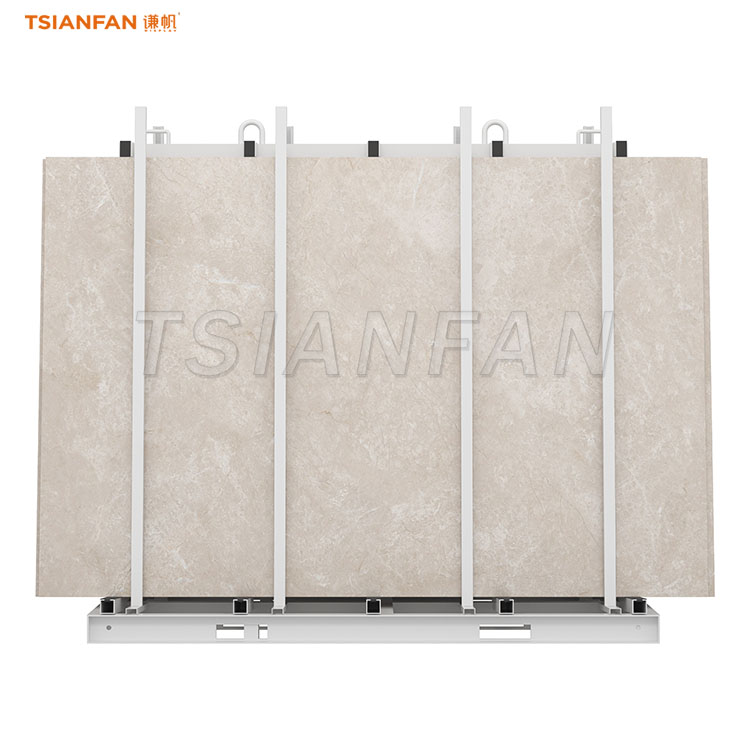 large granite stone display stand tiles showroom design-SD931