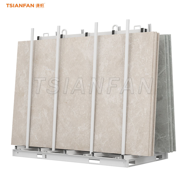 large granite stone display stand tiles showroom design-SD931