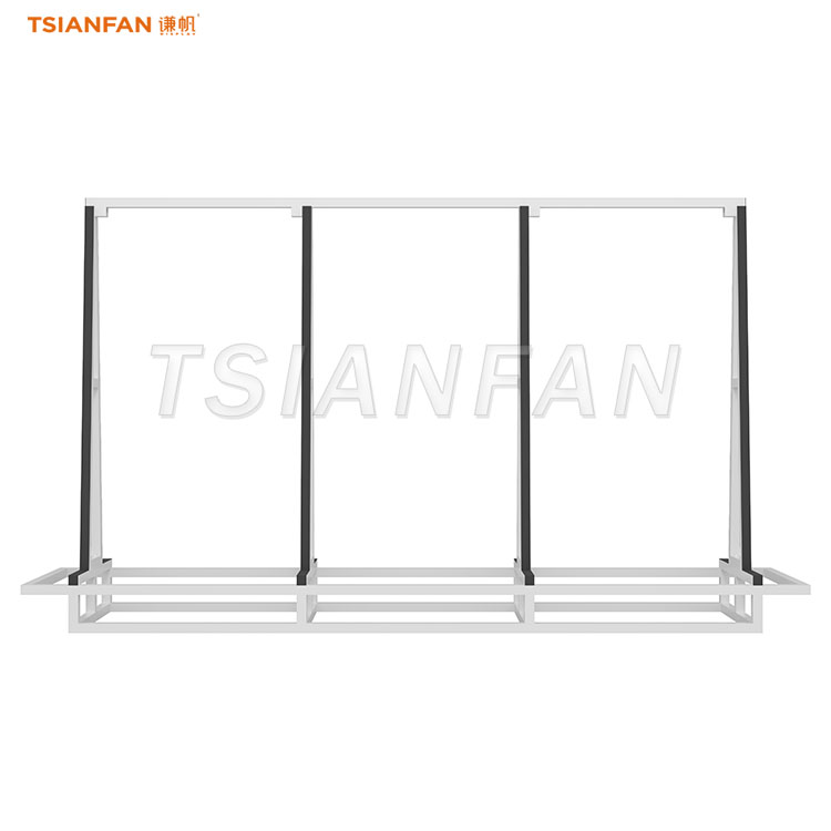 stone slab racks marble showroom display-SD015