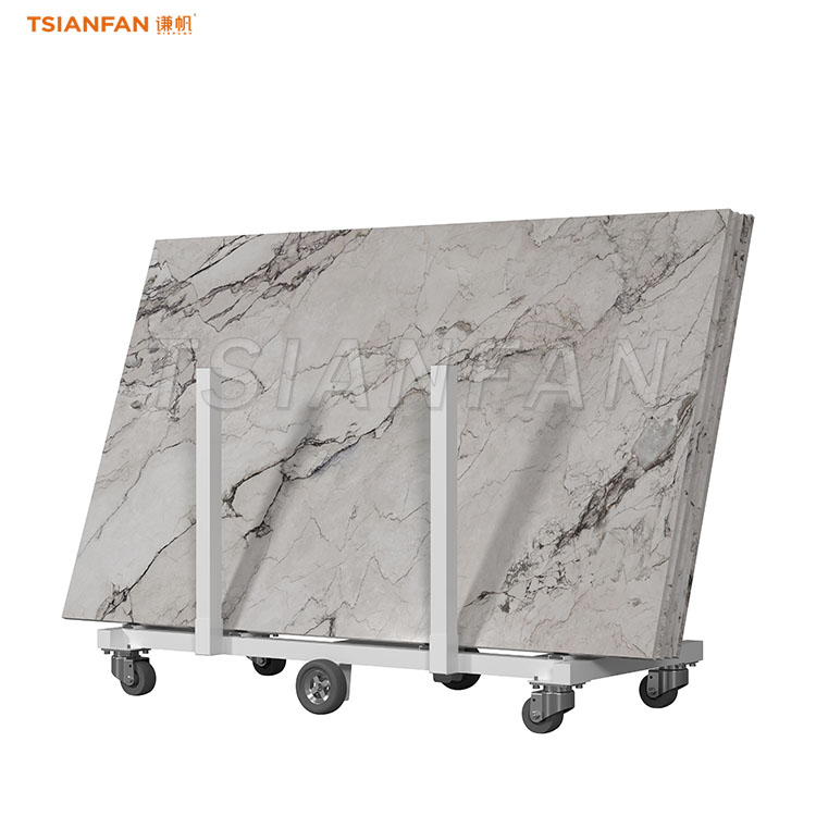 natural stone display stand granite slab display racks-SD911