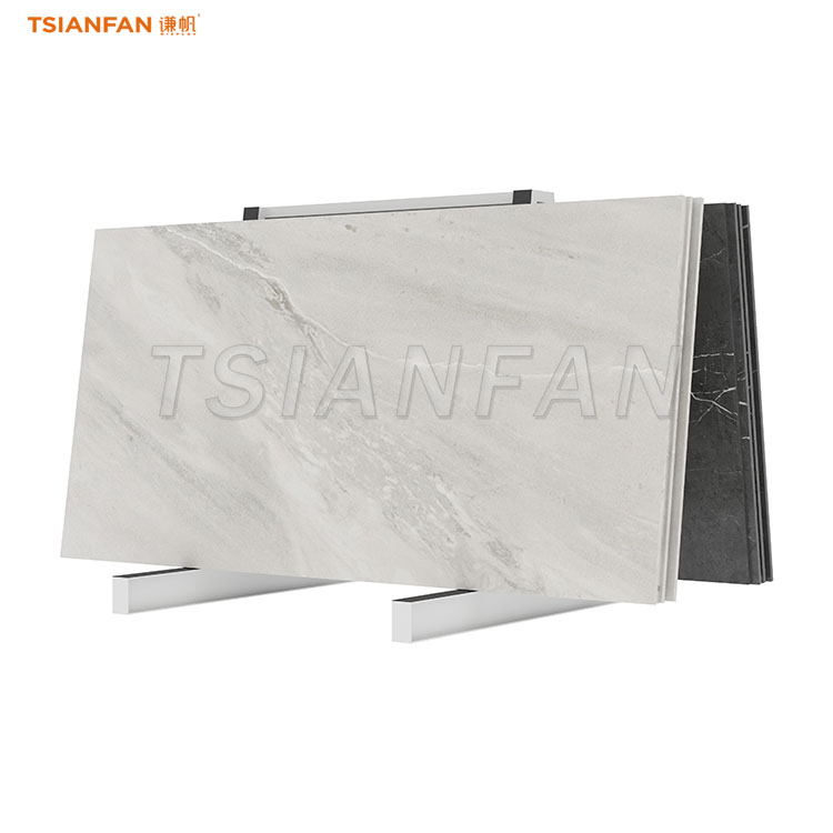 large ceramic tile display stand slab display solutions-SD027