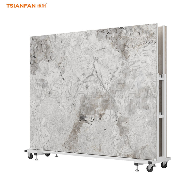 marble slab display stand custom slab stands-SD932