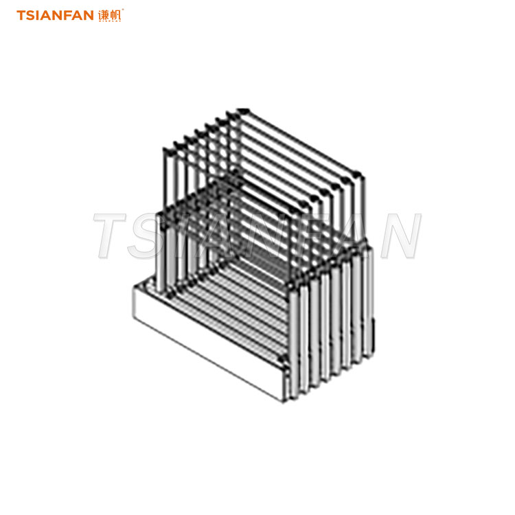 inventory ceramic tiles sliding and rotating display stand
