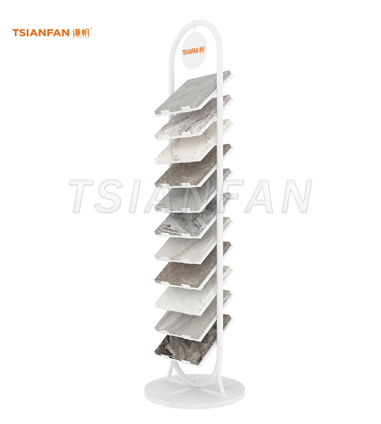 Custom-made tile sample display racks for brands-SRL098