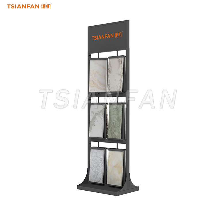 space saving tile sample display stand for small showroom-CL168