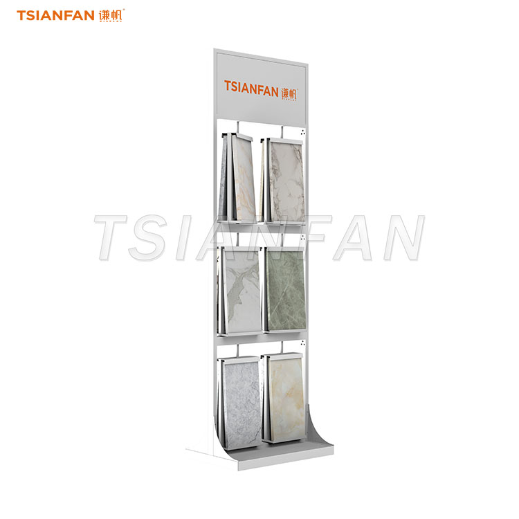 space saving tile sample display stand for small showroom-CL168