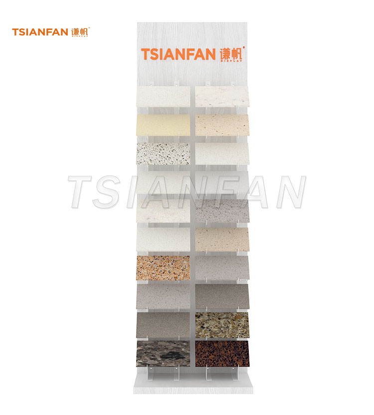 Rust-Proof Outdoor Porcelain Paver Display Stands - SRL097