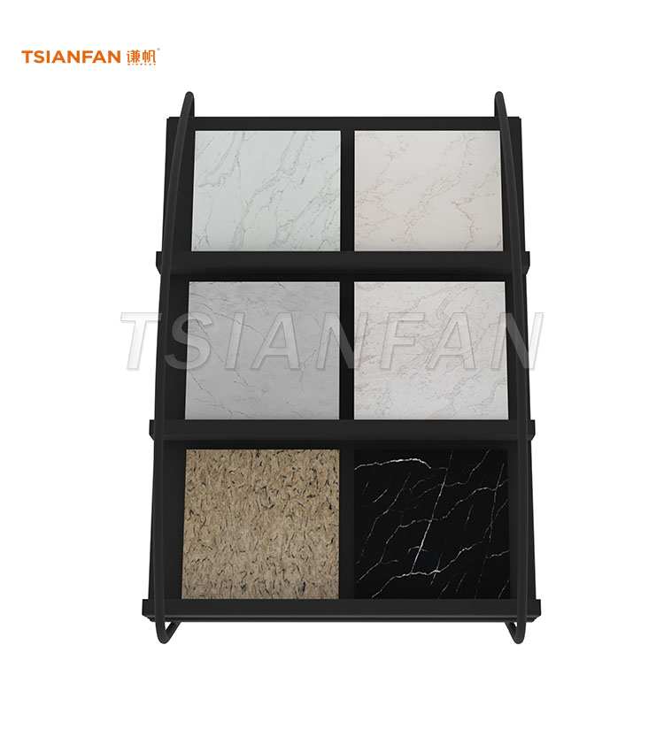 Economical Tabletop Tile Sample Display Stand for Boutique Shops-SRT084