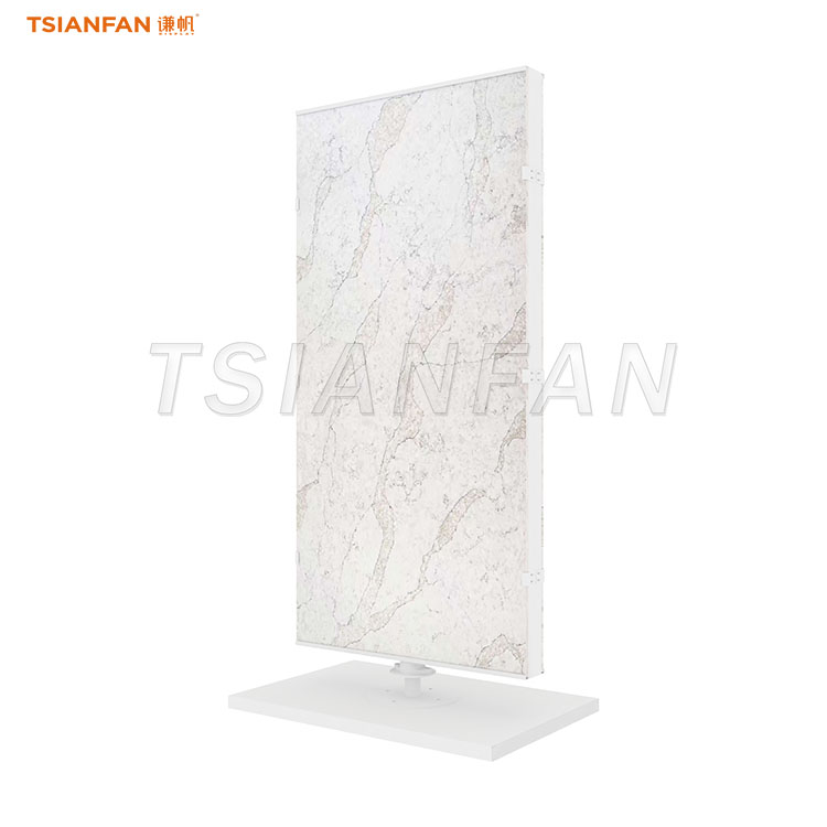 Custom Rotating Tile Sample Display Stand for Interior Design Studios-SRL952