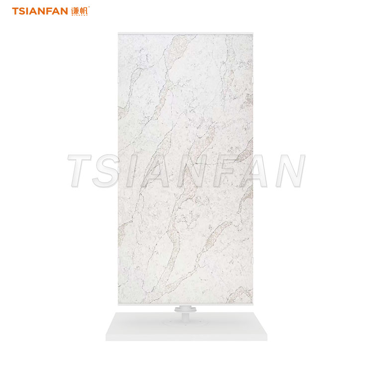 Custom Rotating Tile Sample Display Stand for Interior Design Studios-SRL952