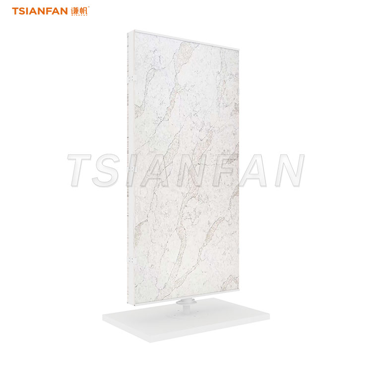 Custom Rotating Tile Sample Display Stand for Interior Design Studios-SRL952