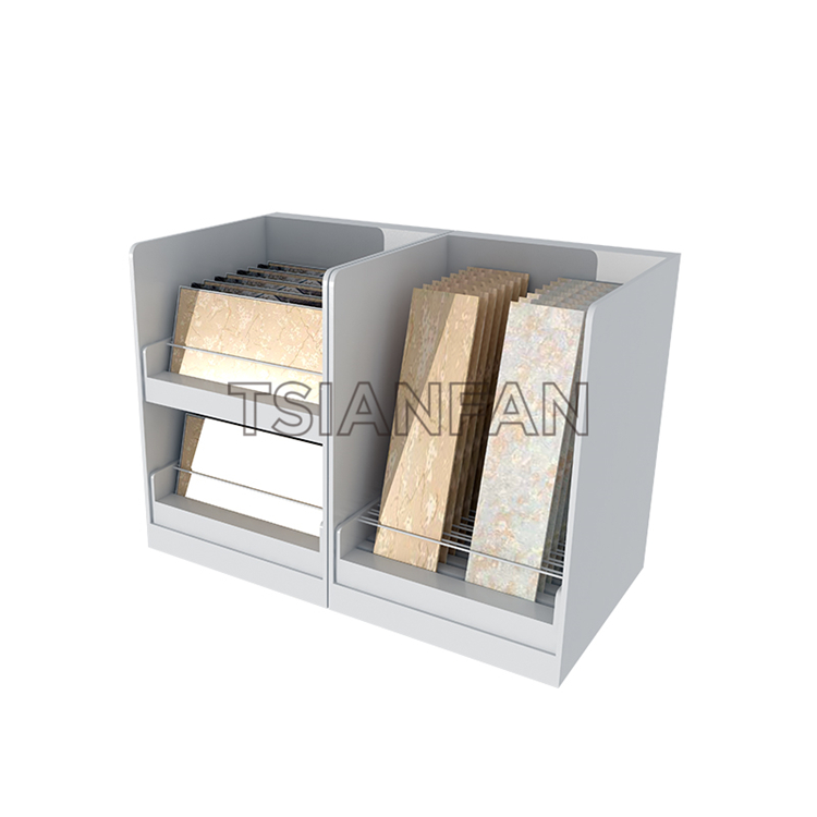 Factory Custom Porcelain Stone Tile Display Stand-CC021