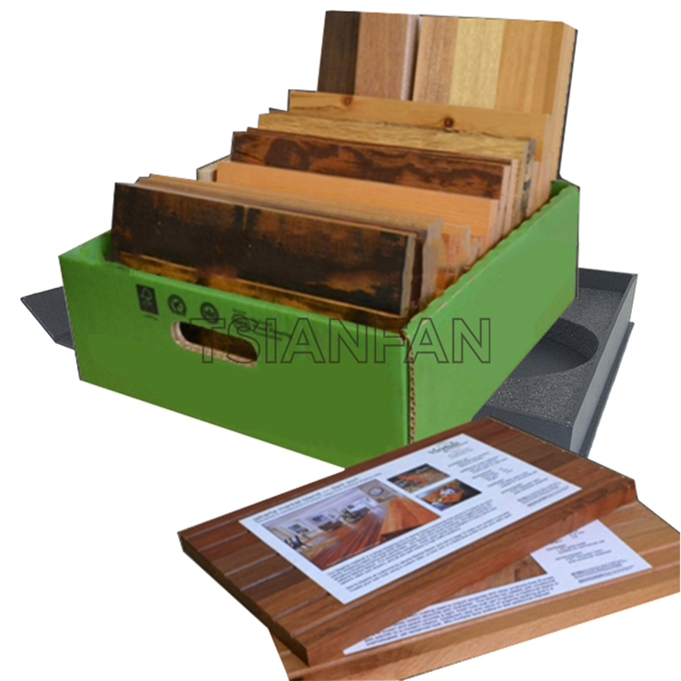 Paper display box PB307-corrugated tray