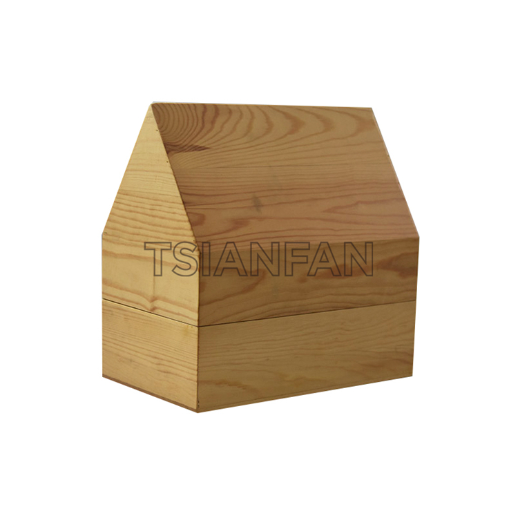 Paper display box PB701-Solid wood box