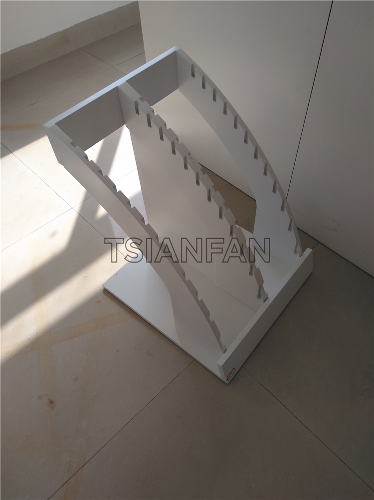 Top Quality Ceramic Stone Tile Display Stand With MDF For Shop SRT225