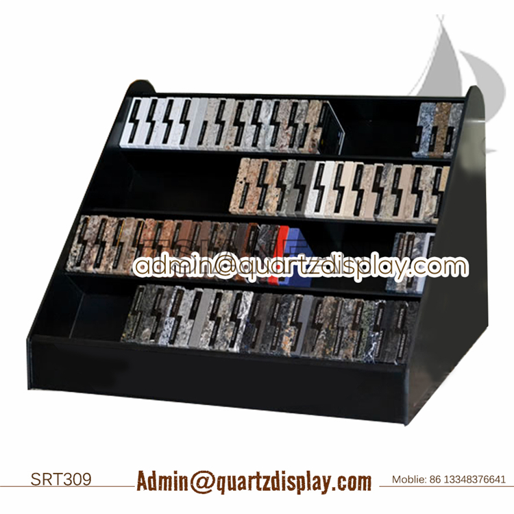 Steel Ceramic Tile Sliding Display Racks For Showroom SRT315