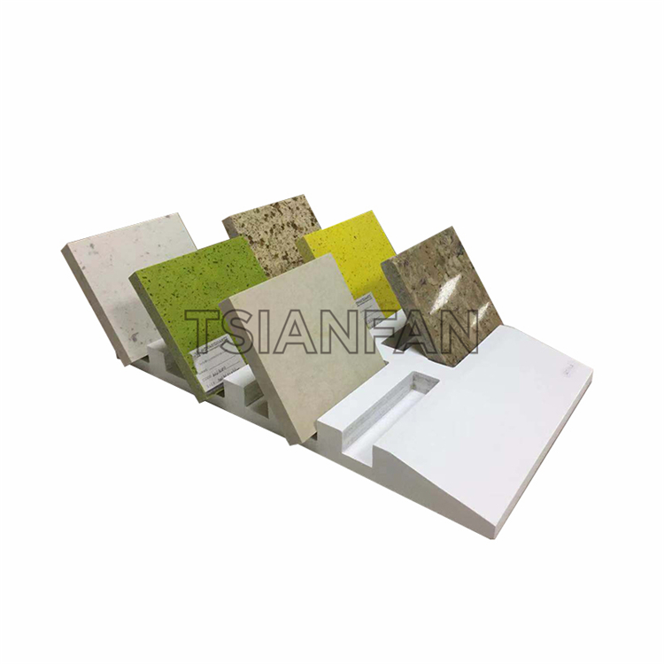 Popular Stone Tile Display Racks For Showroom Display Counter SRT318