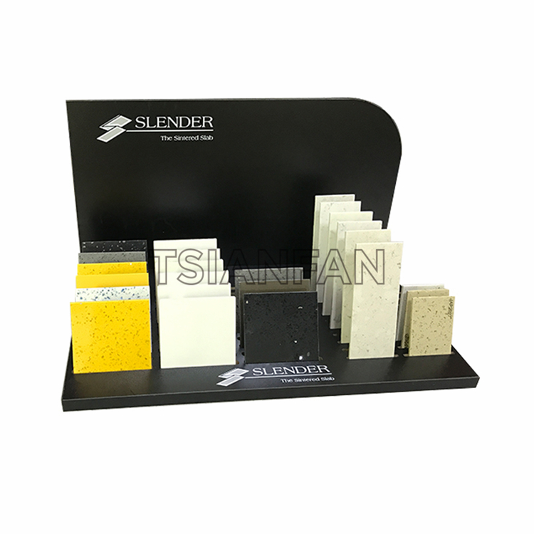 Countertop Mdf Wooden Stone Displays Stand SRT330