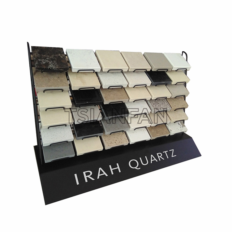 Quartz Marble Stone Exhibition Table Display Stand-SRT912