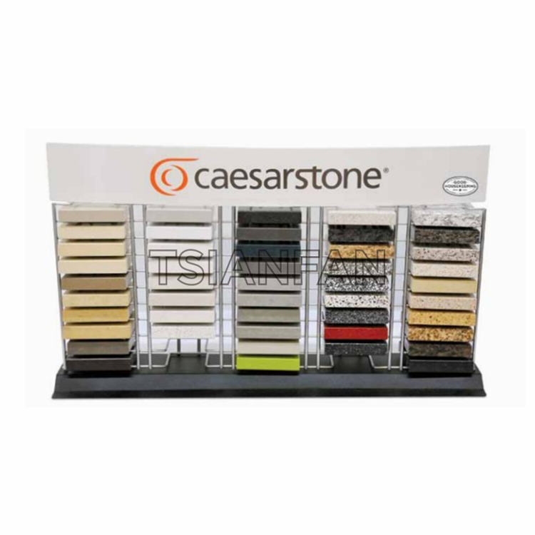 Quartz Stone Tile Display Metal Rack-SRT914