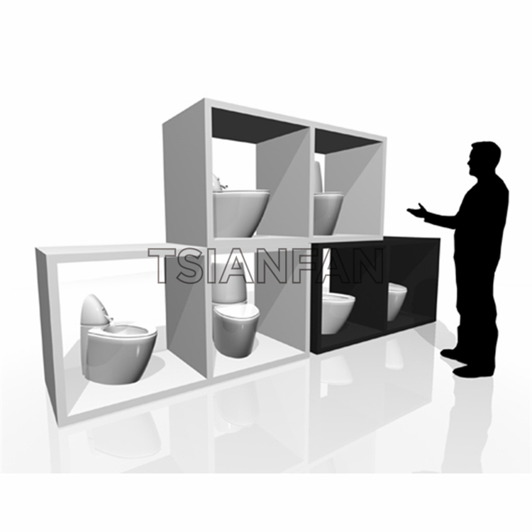 Toilet display rack VM002