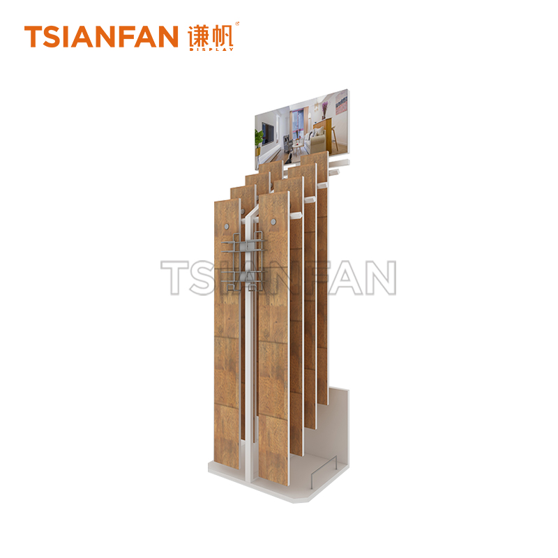 Simple wooden floor rack WE546