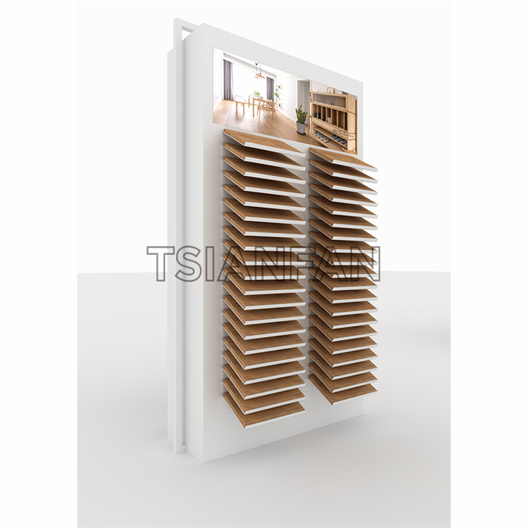 Simple wooden floor rack WE804
