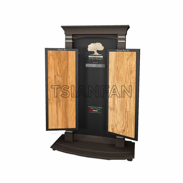 flip wood floor stand WF920