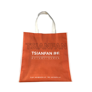 Thick White Nonwoven Shopping Bags with Handles